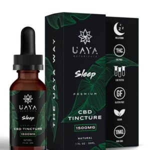 Uaya Botanicals SLEEP CBD Tincture (THC FREE) 1500mg