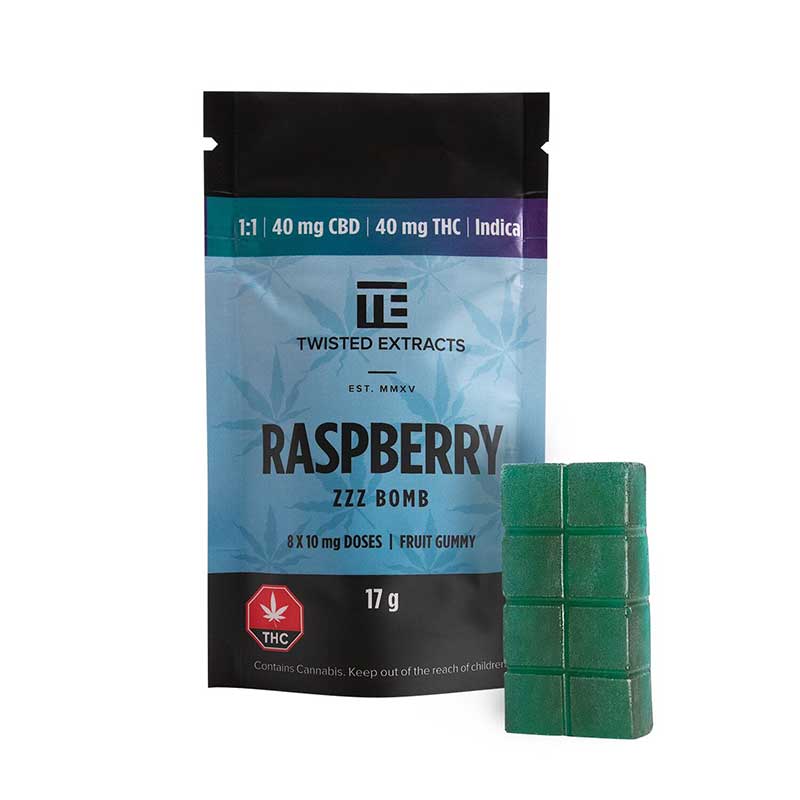 Twisted Extracts Blue Raspberry 1:1 THC/CBD