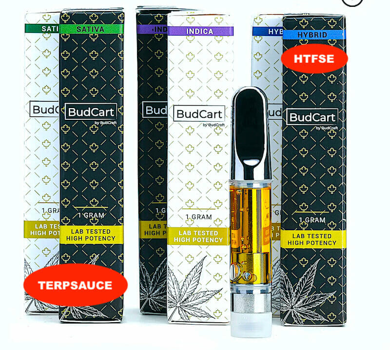 Budcraft HTFSE Terp Sauce Cartridges - 1g 1