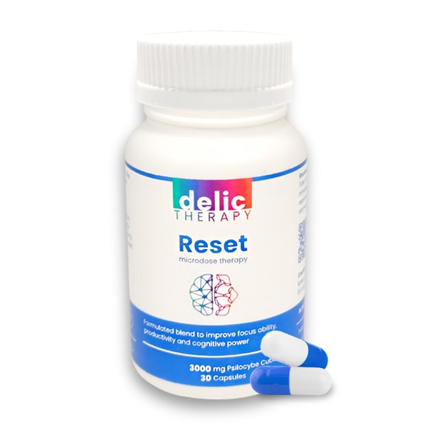 Delic Therapy - Reset Shroom Capsules 3000mg