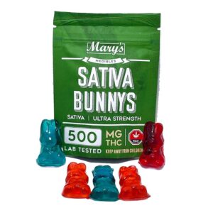 Mary's Ultra Strength Sativa Bunnies (500mg)