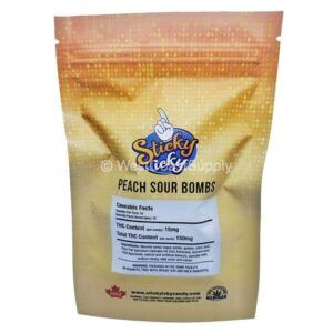 Sticky Icky Peach Sour Bombs 150mg