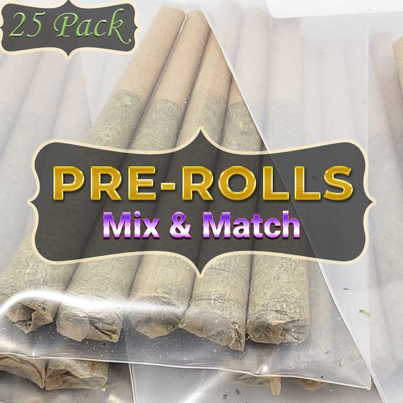 Mix & Match Pre-Rolls - 25 Pack