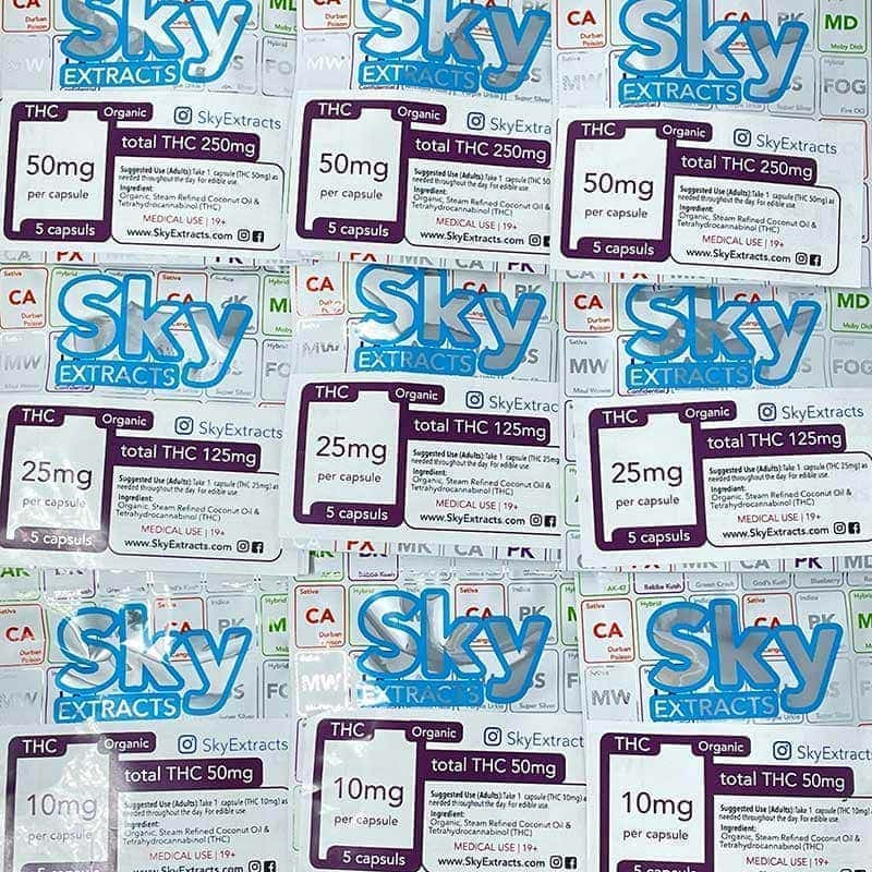 Sky Extracts THC Capsules