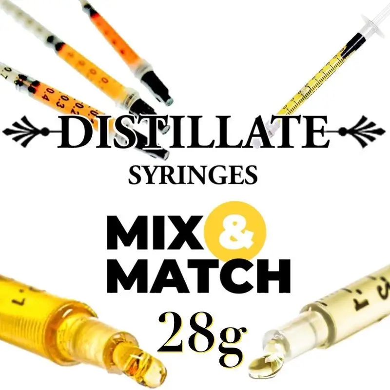 Buy Distillate Syringe Mix and Match Ounce Canada 1 Distillate Syringe Mix and Match Ounce in Canada