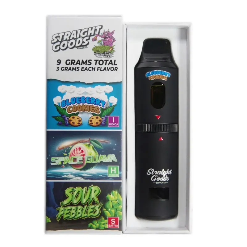 Straight Goods - 9g Triple Chamber Disposable Vape Pen