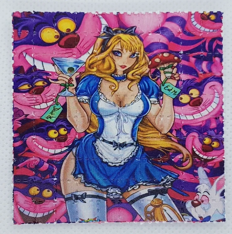 Buy LSD Alice in Wonderland Blotter Tabs 130ug Canada 1 LSD Alice in Wonderland Blotter Tabs – 130ug